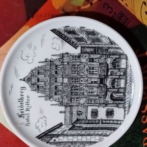 Heidelberg Hotel Ritter souverän ashtray. This is exactly how it looks today.